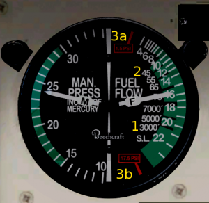 Bonanza Fuel Flow Indicator